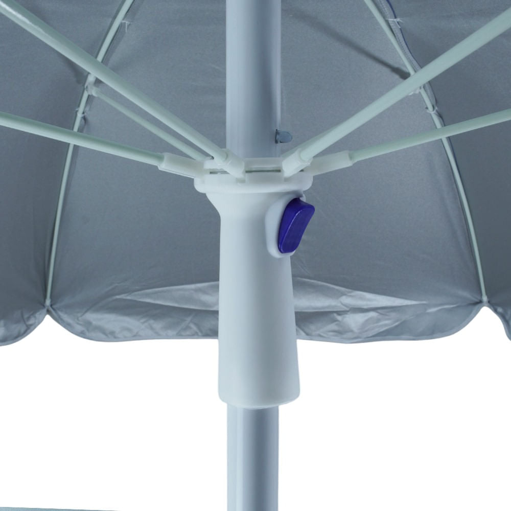 Guarda-Sol Solis Estrutura Aço e Fibra de Vidro 1,80m com Proteção UV 50+ NTK