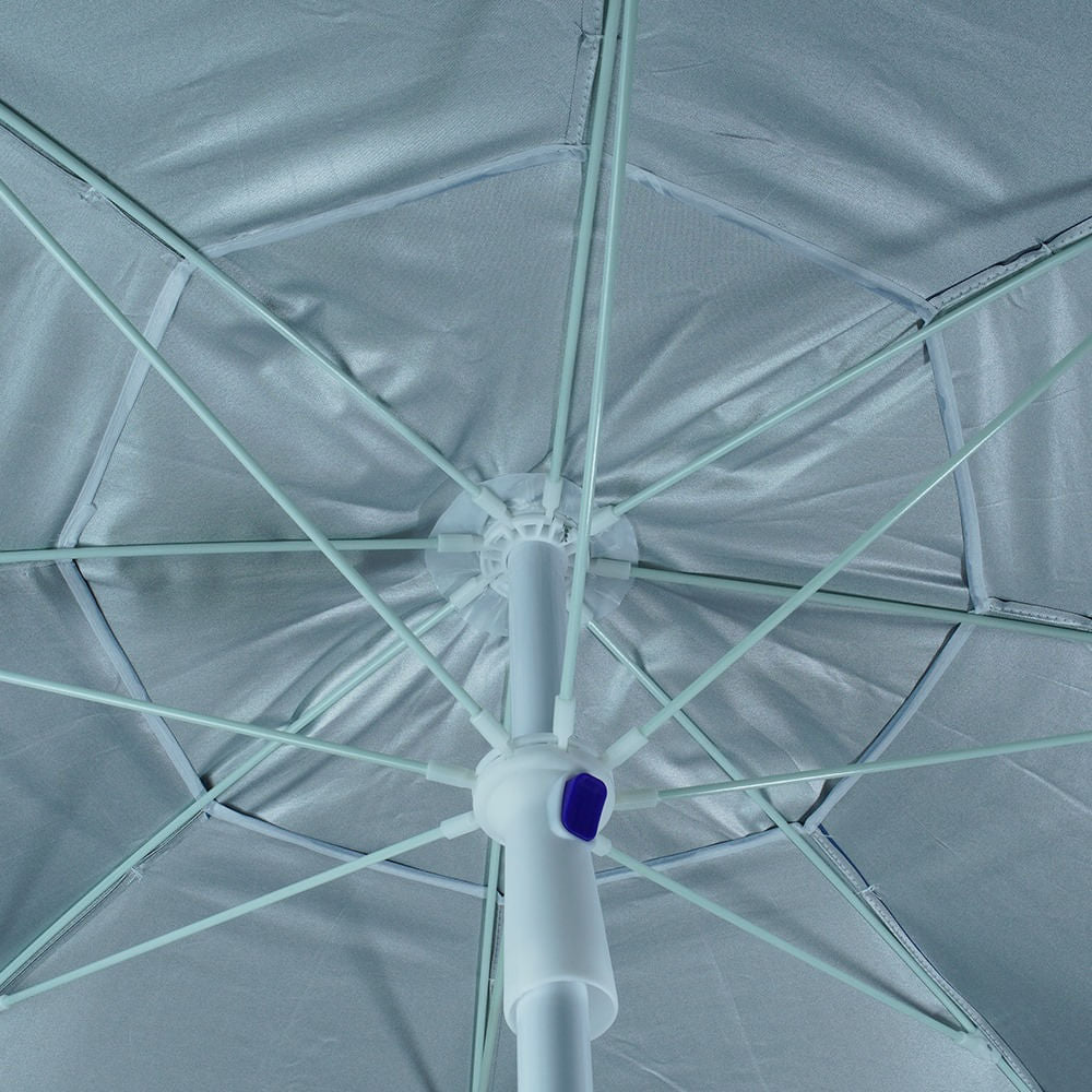 Guarda-Sol Solis Estrutura Aço e Fibra de Vidro 1,80m com Proteção UV 50+ NTK