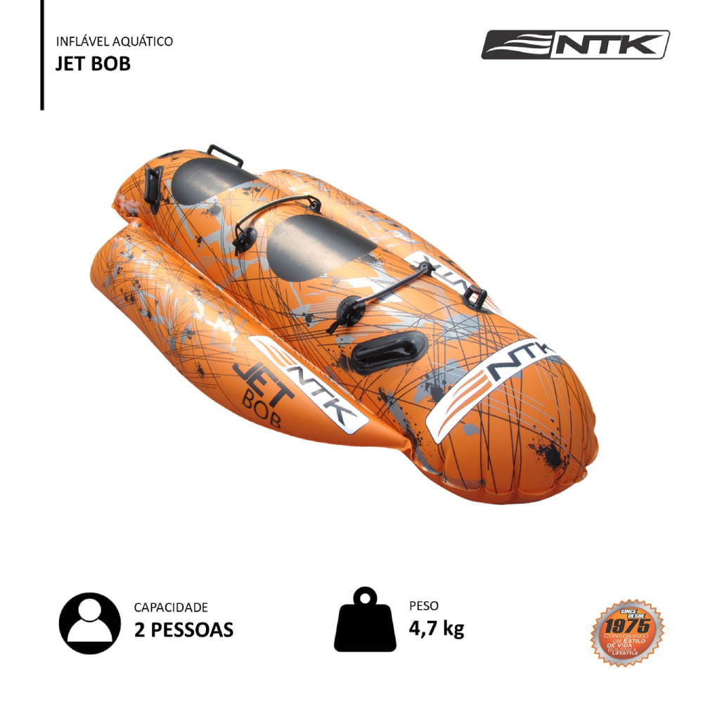 Boia Jet Bob Rebocável NTK Acima de 18 anos para 2 pessoas