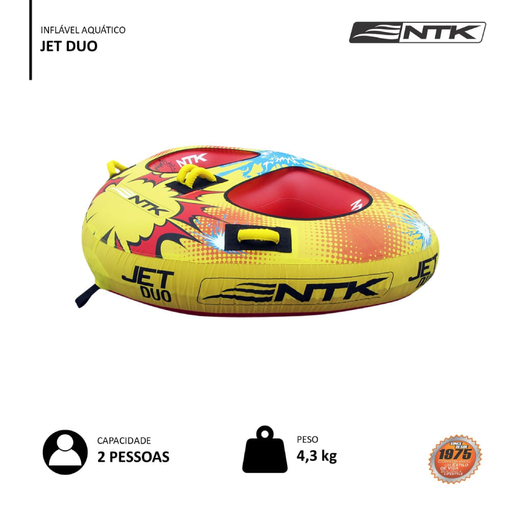 Boia Rebocável Jet Duo 1,75 m PVC e Poliamida NTK