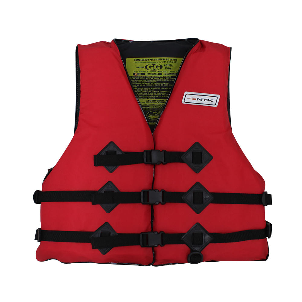 Colete salva-vidas Atlântico NTK Homologado pela Marinha