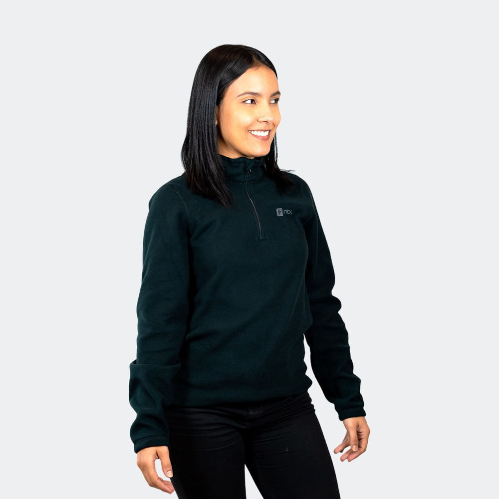 Blusão Feminino Fleece Proteção UV 50+ NTK - Tamanho G