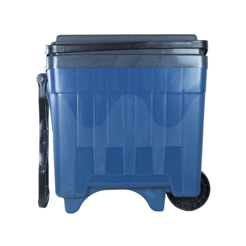 Caixa Térmica Ice Box Cooler de 34 Litros Com Rodas NTK Capacidade de 46 Latas