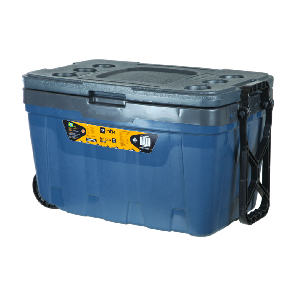 Caixa Térmica Ice Box Cooler de 54 Litros da NTK Capacidade de 74