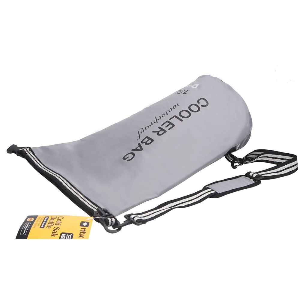 Cooler Cold Sak Duffle em PVC Tarpaulin com Forro PEVA 15 Litros Azul NTK