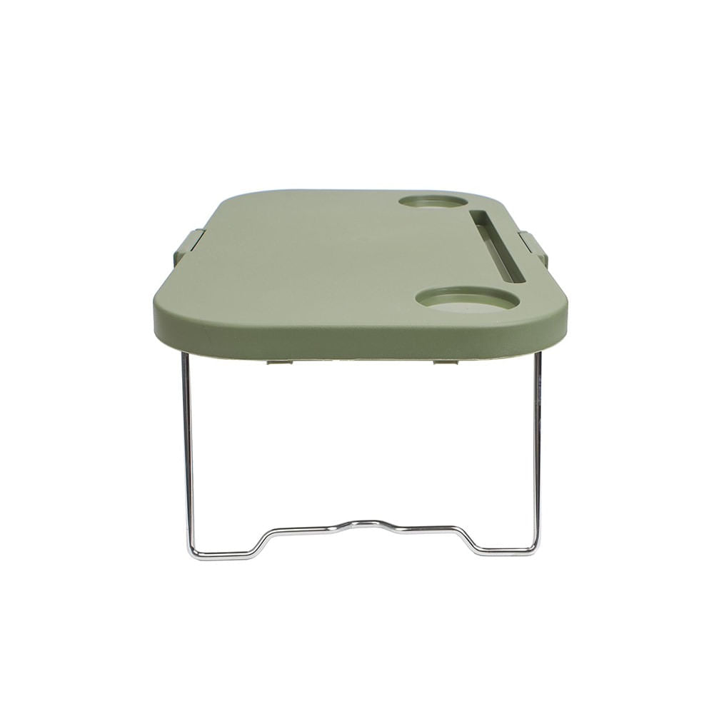 Cesta Picnic Dobrável com Mesa em Silicone Verde NTK