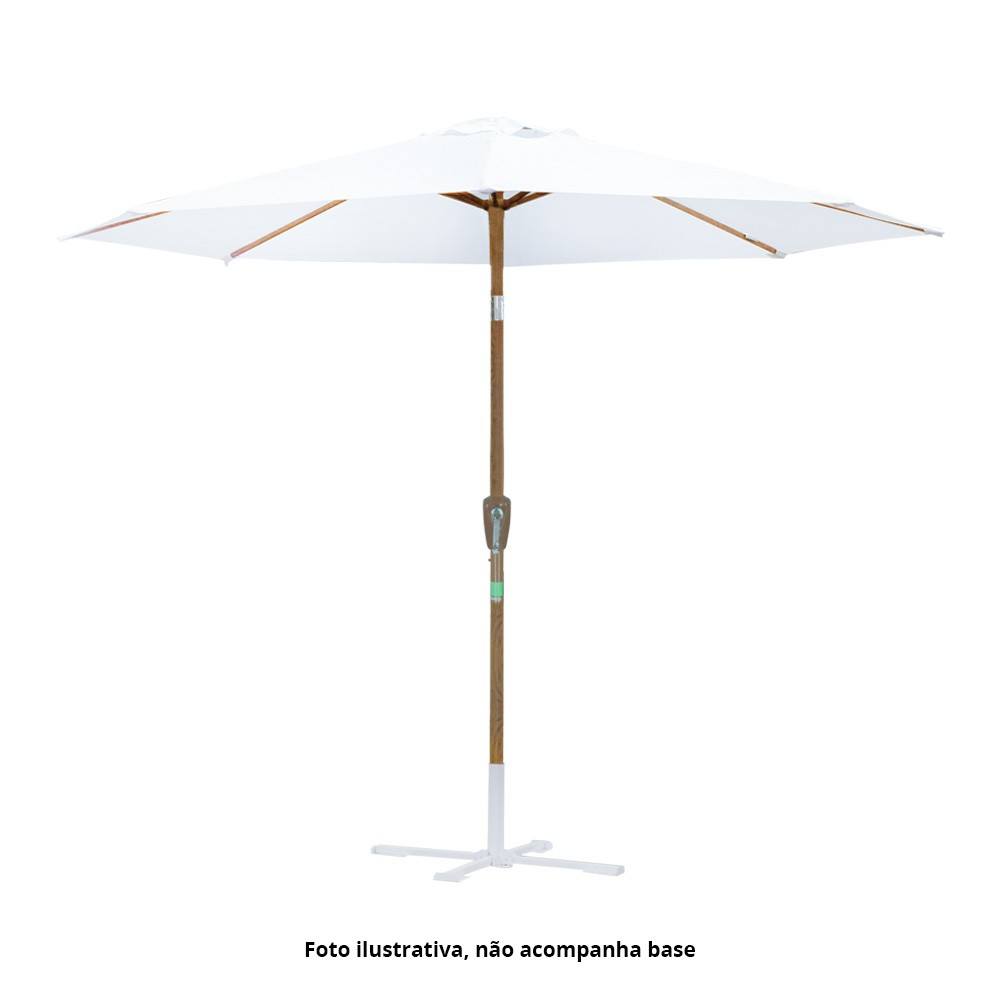 Ombrelone com Estrutura em Alumínio e Ajuste de Inclinação NTK Oregon 300