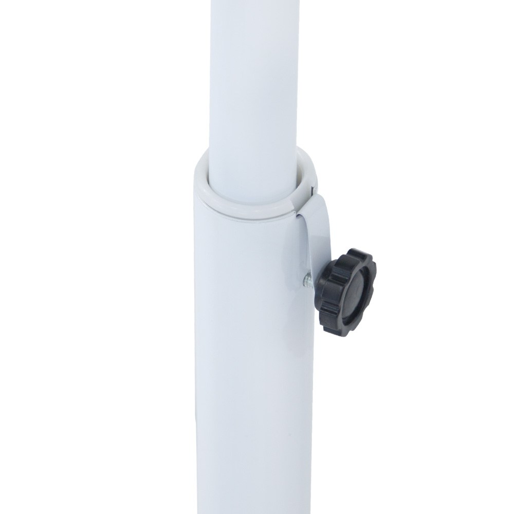 Ombrelone NTK Milano 270 com Proteção UV, Estrutura em Alumínio e Base para Chão