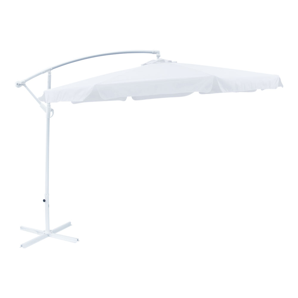 Ombrelone NTK Malibu 300 com Proteção UV, Ajuste de Angulação e Base Inclusa