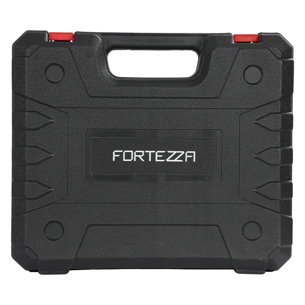 Maleta com parafusadeira e furadeira 21V com 1 bateria Fortezza
