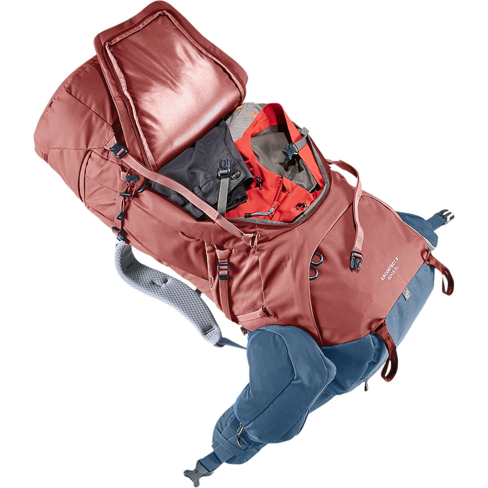 Mochila Cargueira 60+15L Aircontact X SL Deuter