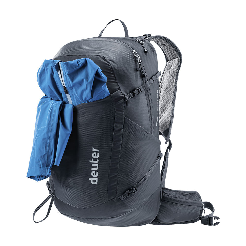 Mochila para Hiking 23L Speed Lite Pro Deuter com Compartimento para Hidratação e Suporte para Bastão