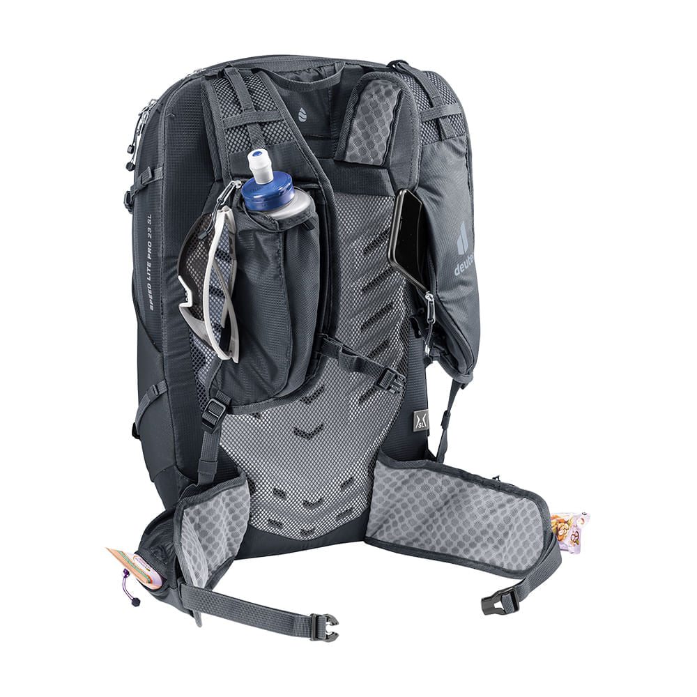Mochila para Hiking 23L Speed Lite Pro Deuter com Compartimento para Hidratação e Suporte para Bastão