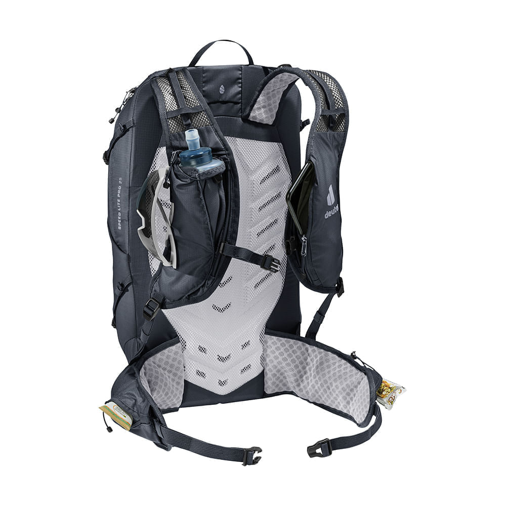 Mochila para Hiking 25L Speed Lite Pro Deuter com Compartimento para Hidratação e Suporte para Bastão de Caminhada