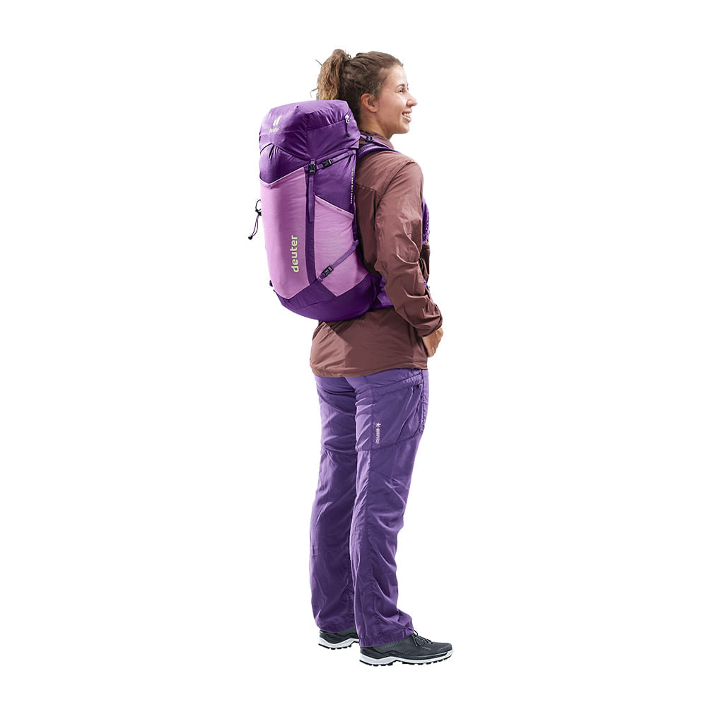 Mochila para Hiking 28L Speed Lite Pro SL Deuter Suporte para Bastão de Caminhada e Compartimento de Hidratação