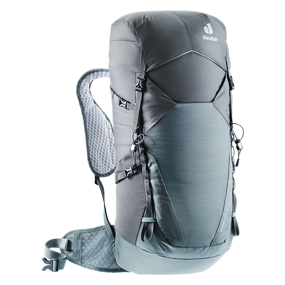 Mochila para Hiking Speed Lite 30L Sustentável com Sistema de Hidratação e Porta-Bastões Deuter