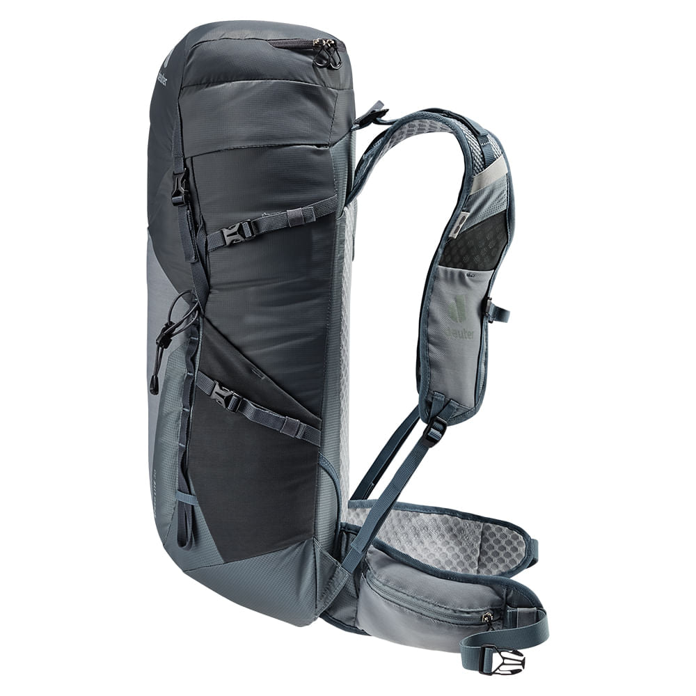 Mochila para Hiking Speed Lite 30L Sustentável com Sistema de Hidratação e Porta-Bastões Deuter