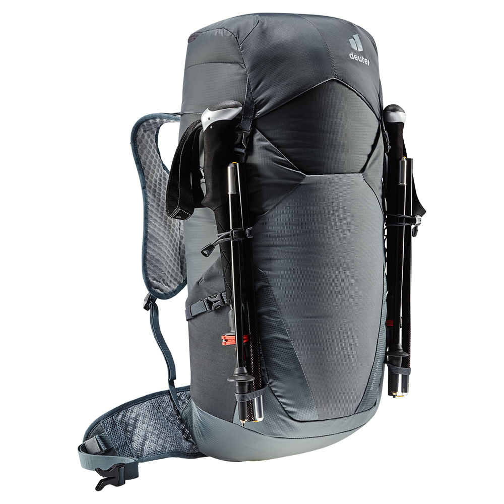 Mochila para Hiking Speed Lite 30L Sustentável com Sistema de Hidratação e Porta-Bastões Deuter