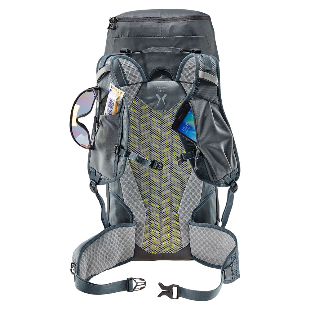 Mochila para Hiking Speed Lite 30L Sustentável com Sistema de Hidratação e Porta-Bastões Deuter