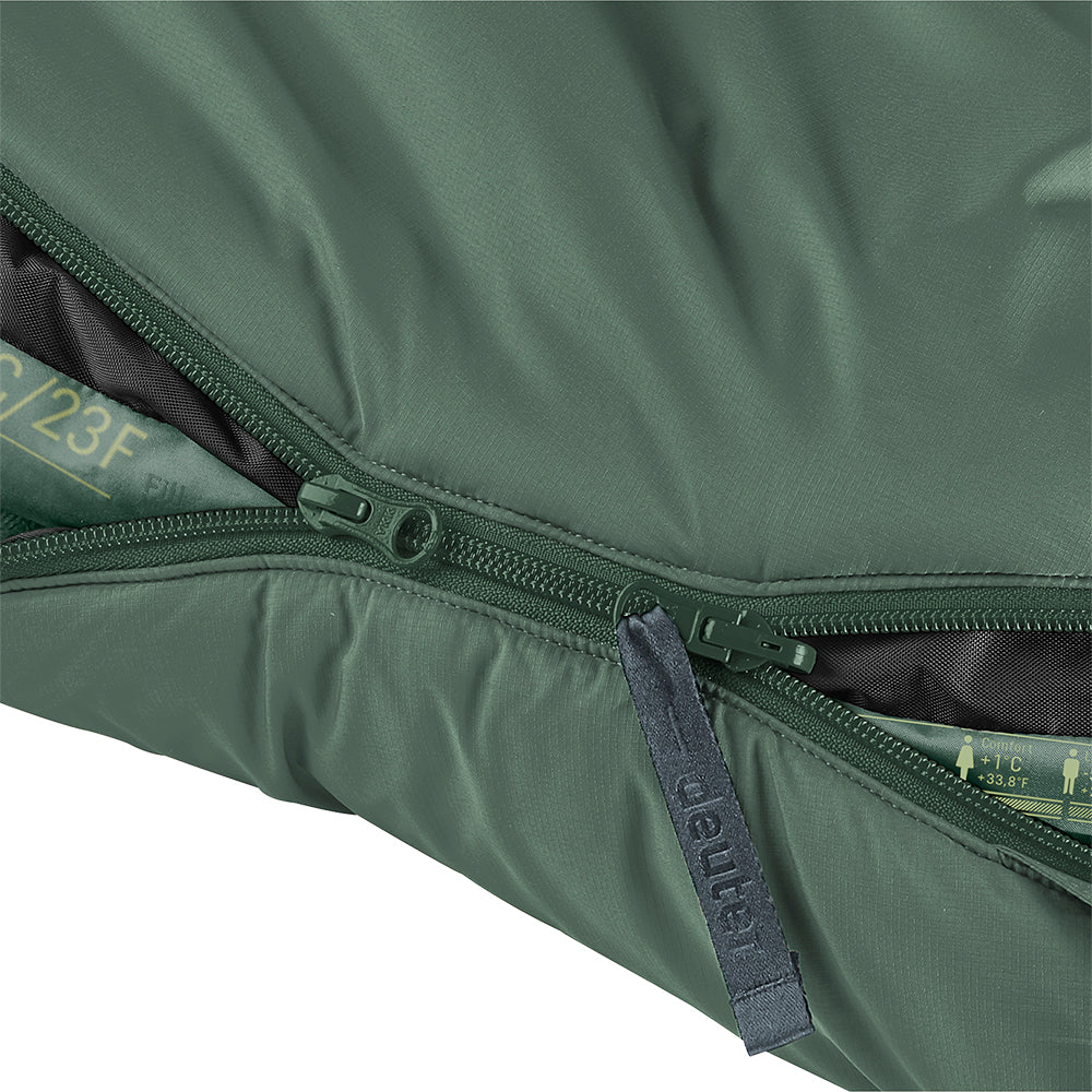 Saco de Dormir 0°C a -23°C Zíper Esquerdo Orbit -5° SL Deuter