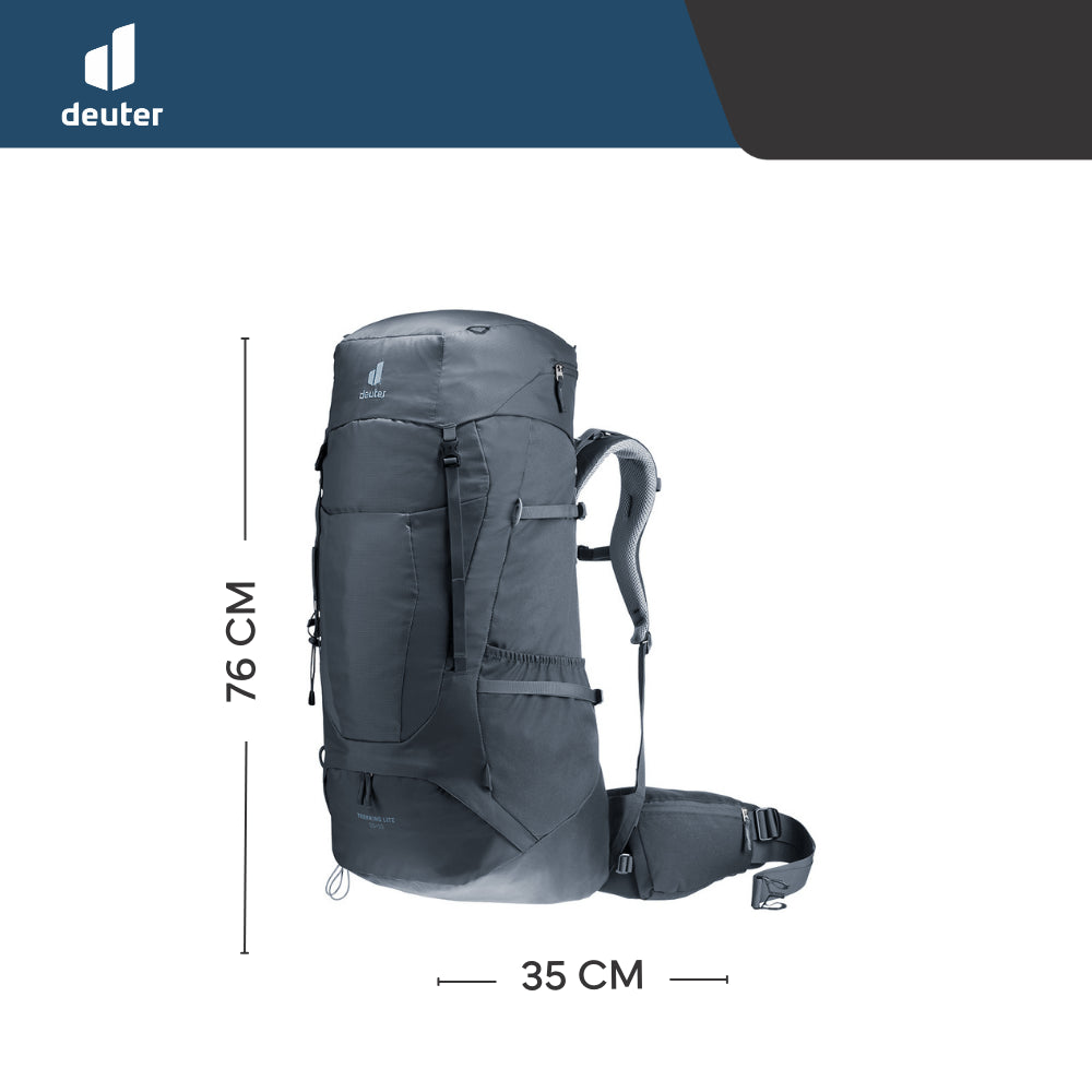 Mochila para Trekking 55L + 10L Trekking Lite Deuter