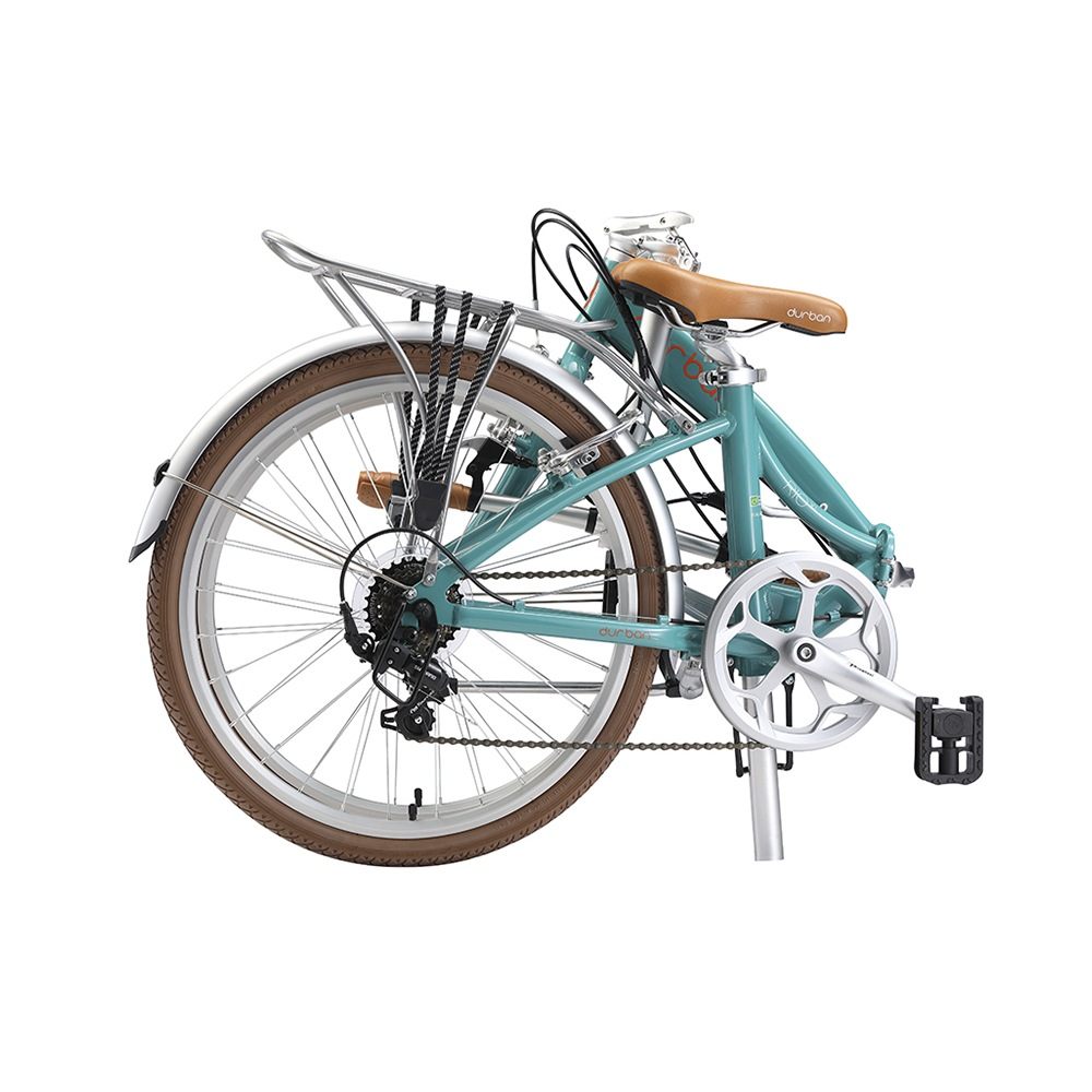 Bike dobrável Aro 24 Rio XL de 6 marchas e quadro de alumínio Durban