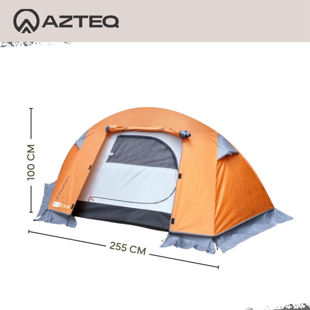 Barraca de Camping 1 Pessoa Minipack Azteq 6000mm Ultracompacta