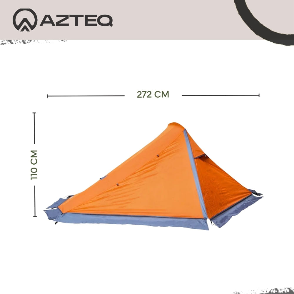 Barraca 2 Pessoas Nepal Azteq Impermeável 6000mm Leve
