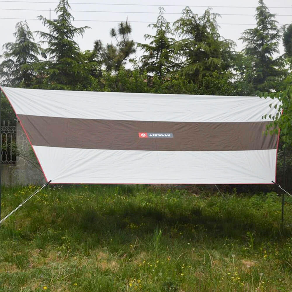 Toldo Tarp Azteq Compact Hexa para camping com 2000mm de coluna d'água