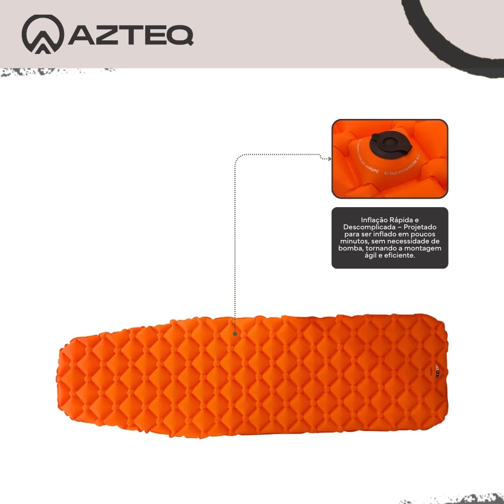 Colchonete Inflável UltraLight Orok Azteq