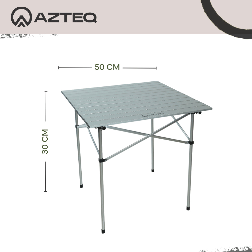 Mesa Dobrável Portátil Alumínio IZTAC Azteq Suporta até 30kg