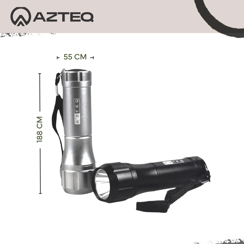 Kit 12 Lanternas de Mão Trivat 180 Lúmens Azteq Autonomia de 3h