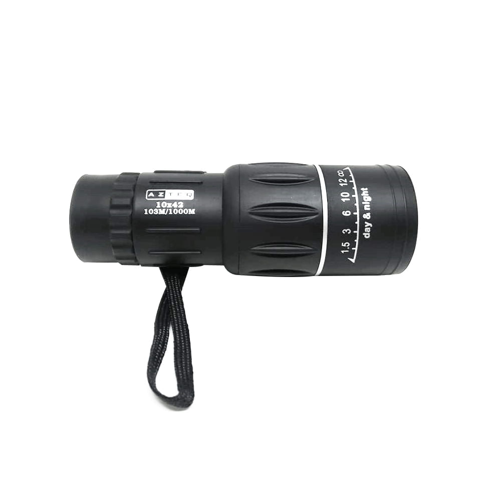 Monóculo 10x42mm Lince Azteq 50m de Alcance Campo de Visão 5,9º - 03m / 1000m