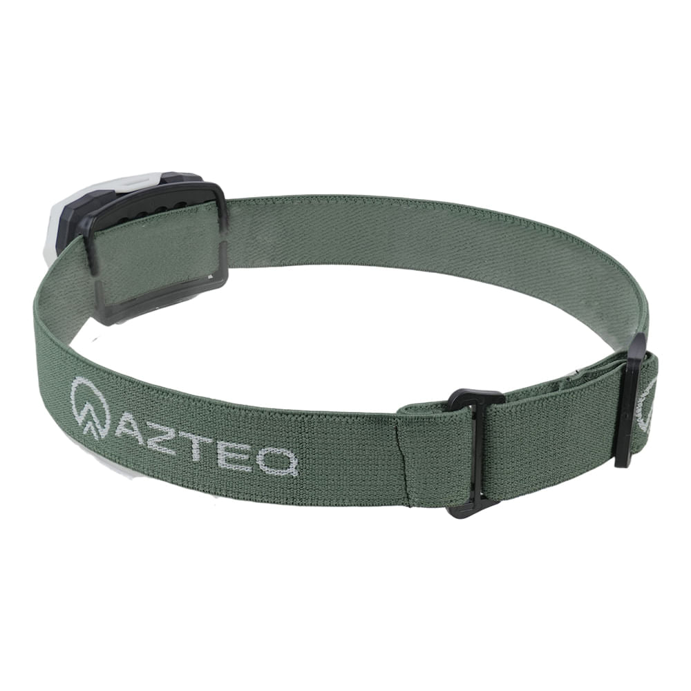 Lanterna de Cabeça 120 Lúmens Azteq Magik Autonomia de até 4h USB Recarregável e Sensor de Presença