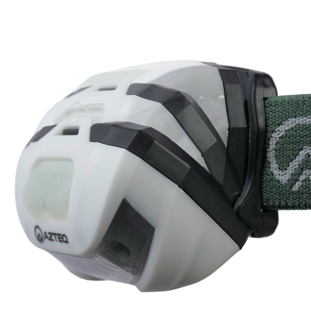 Lanterna de Cabeça 120 Lúmens Azteq Magik Autonomia de até 4h USB Recarregável e Sensor de Presença