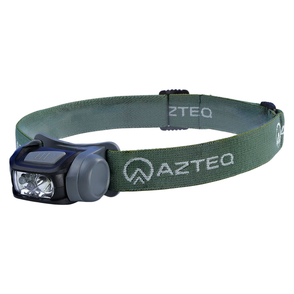 Lanterna de Cabeça 140 Lúmens Azteq Mistik Alcance de 60m LED Vermelho de Emergência