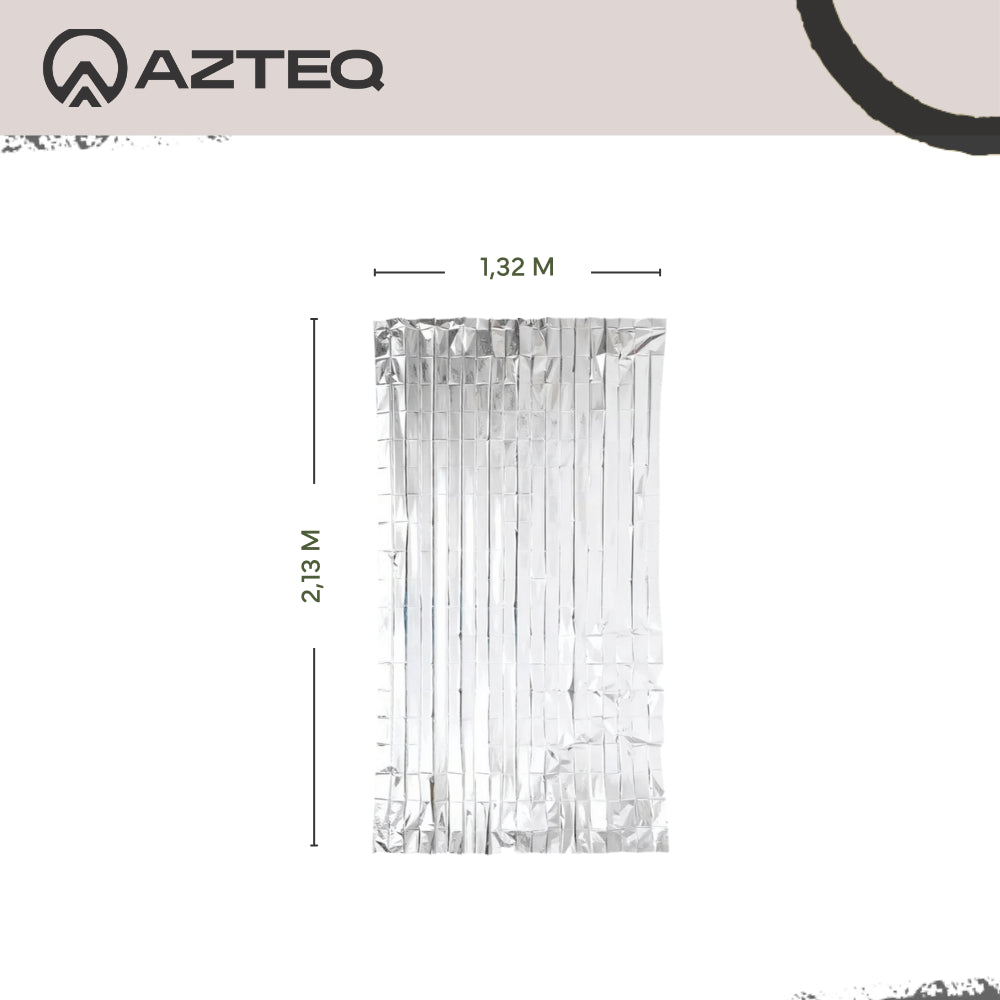 Cobertor de Emergência 2,13 x 1,32 m Azteq Vernon Proteção Contra Hipotermia