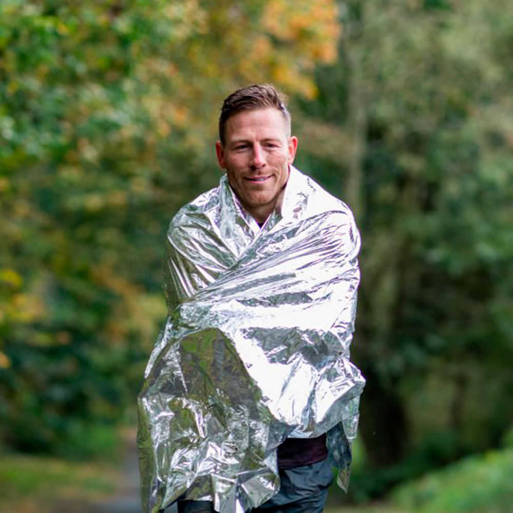 Cobertor de Emergência 2,13 x 1,32 m Azteq Vernon Proteção Contra Hipotermia