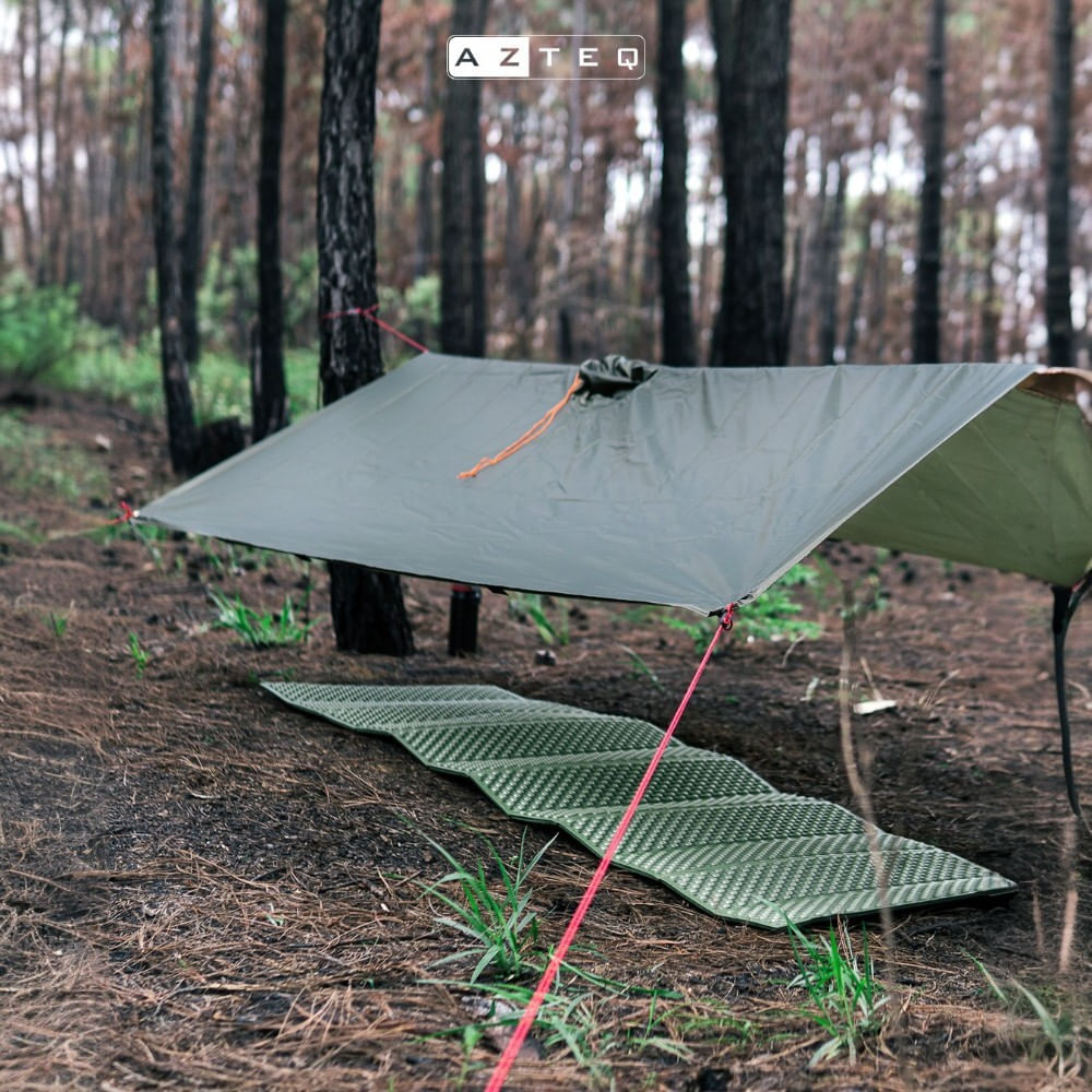 Poncho / Lona 2 em 1 Impermeável 2,03 x 1,37 m Azteq Kocan