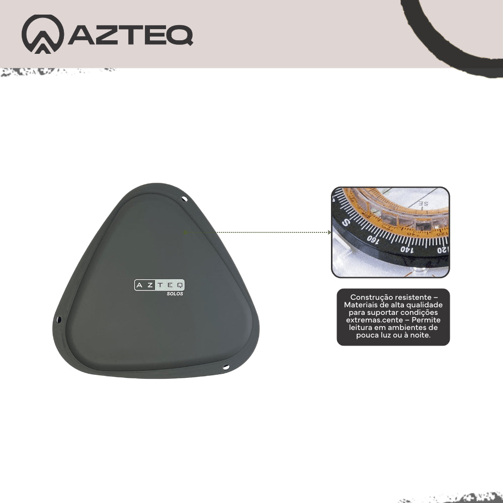 Conjunto de Cozinha para Acampamentos 6 Peças Kit Solos Azteq Compacto Livre de BPA