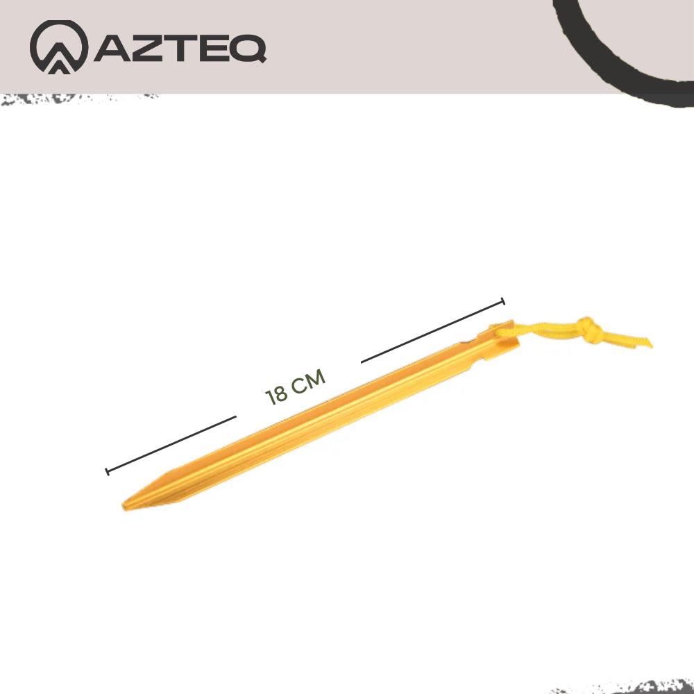 Conjunto de Estacas para Barraca em Alumínio Azteq com 10 Unidades