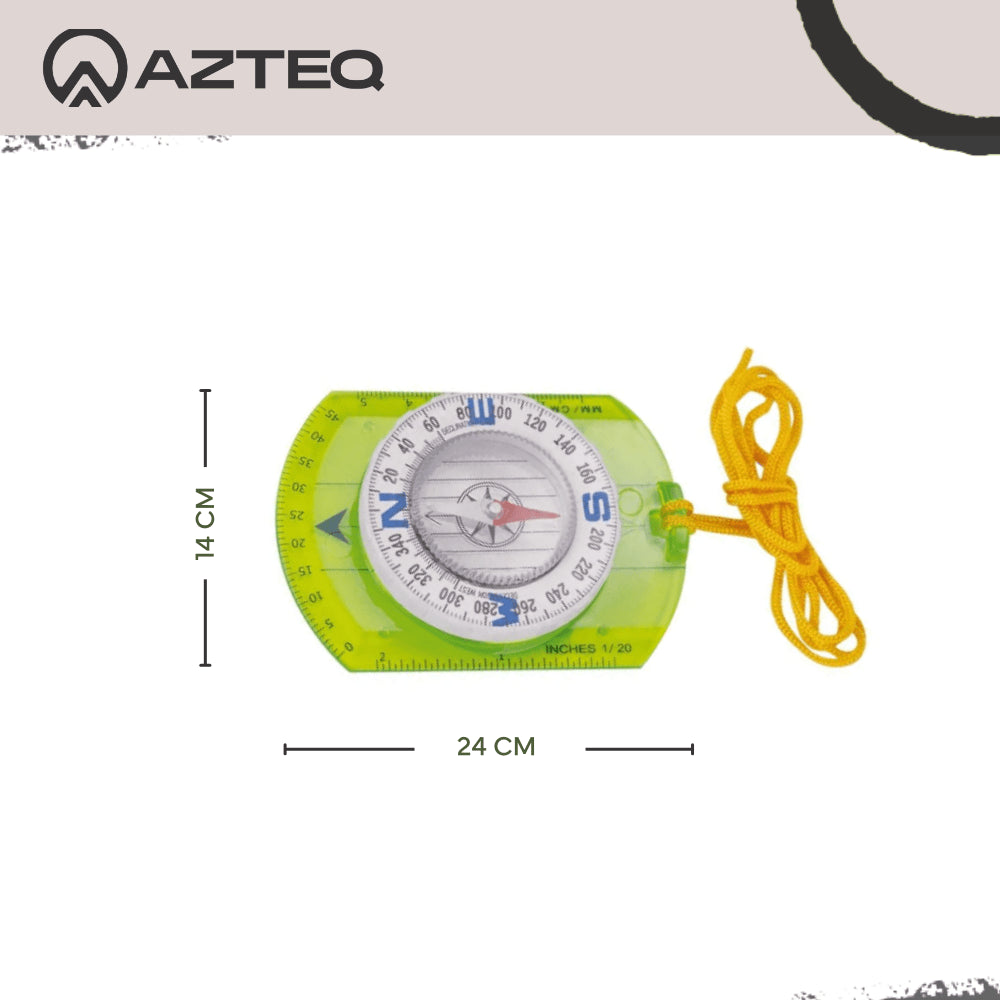 Bússola Racer Compacta Azteq com Marcação de Declinação Magnética