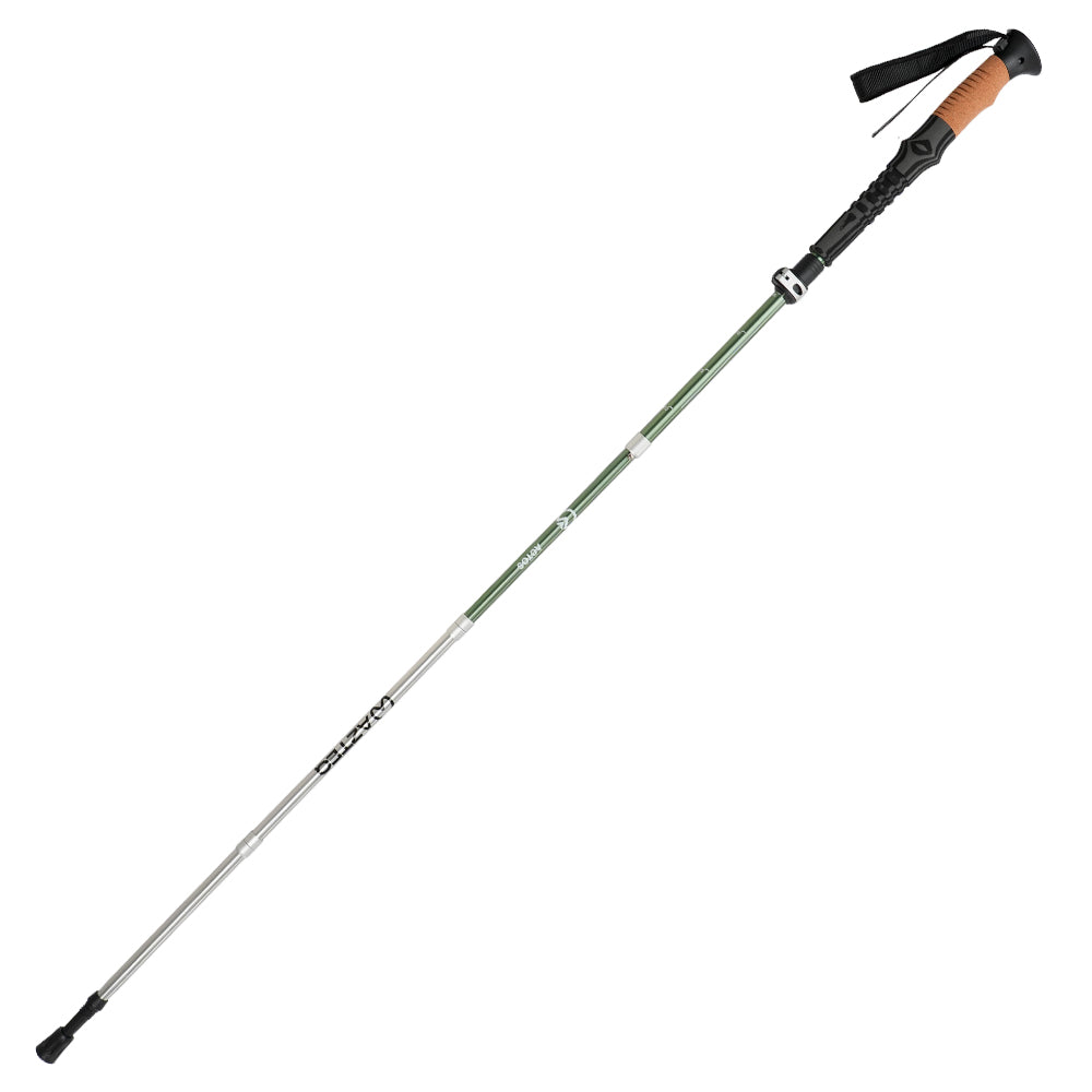 Bastão de Caminhada 115cm - 135cm, Trava Rápida e Manopla de Cortiça Actos Azteq