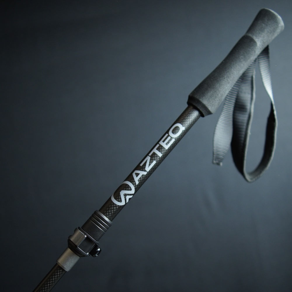 Bastão de Caminhada 38cm-135cm Trava Rápida Actos Pro Race Carbon Azteq