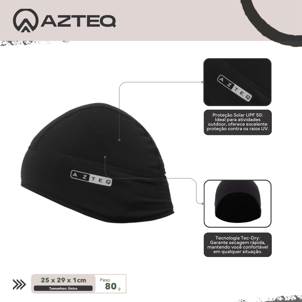 Gorro Azteq Toronto Proteção Solar UV+50 e Secagem Rápida Dry-Tec