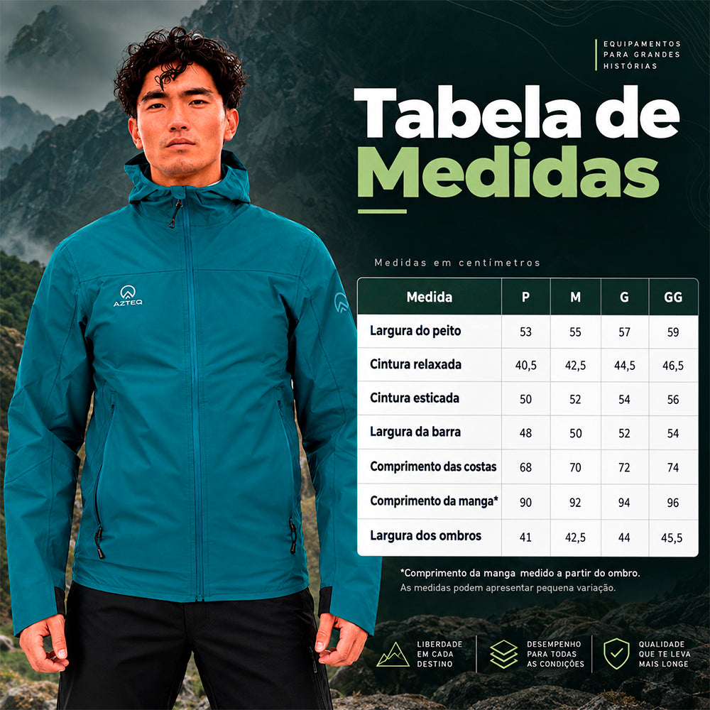 Jaqueta Anorak Masculina Impermeável ATZI 5.000mm AZTEQ