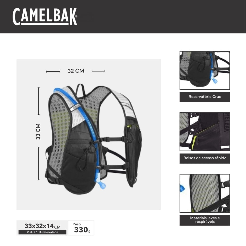 Mochila de hidratação Camelbak Chase Bike Vest de 1,5 litros
