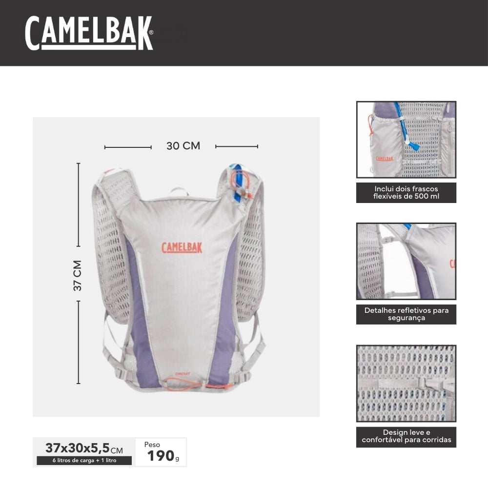 Mochila de hidratação CamelBak Women’s Circuit Run Vest