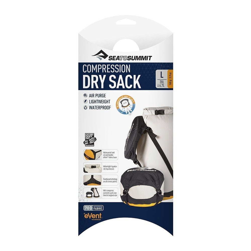 Saco estanque Sea to Summit Event Compression Dry Sack de 20 litros