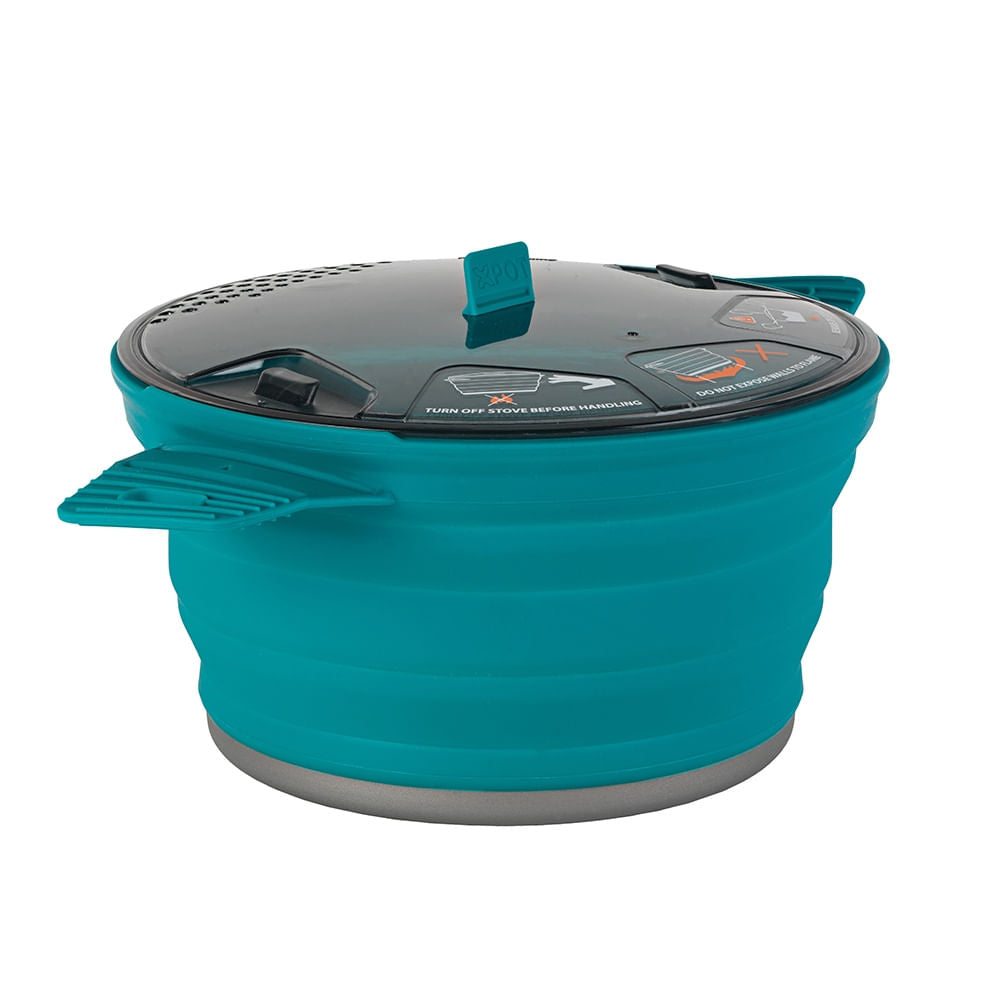 Panela retrátil Sea to Summit X-Pot com capacidade para 2,8 litros